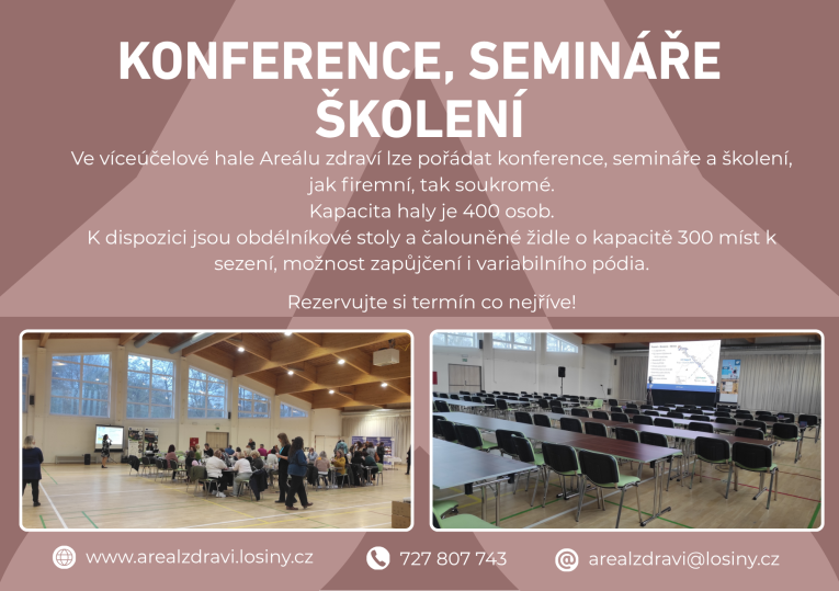 Konference, semináře a&nbsp;škkolení